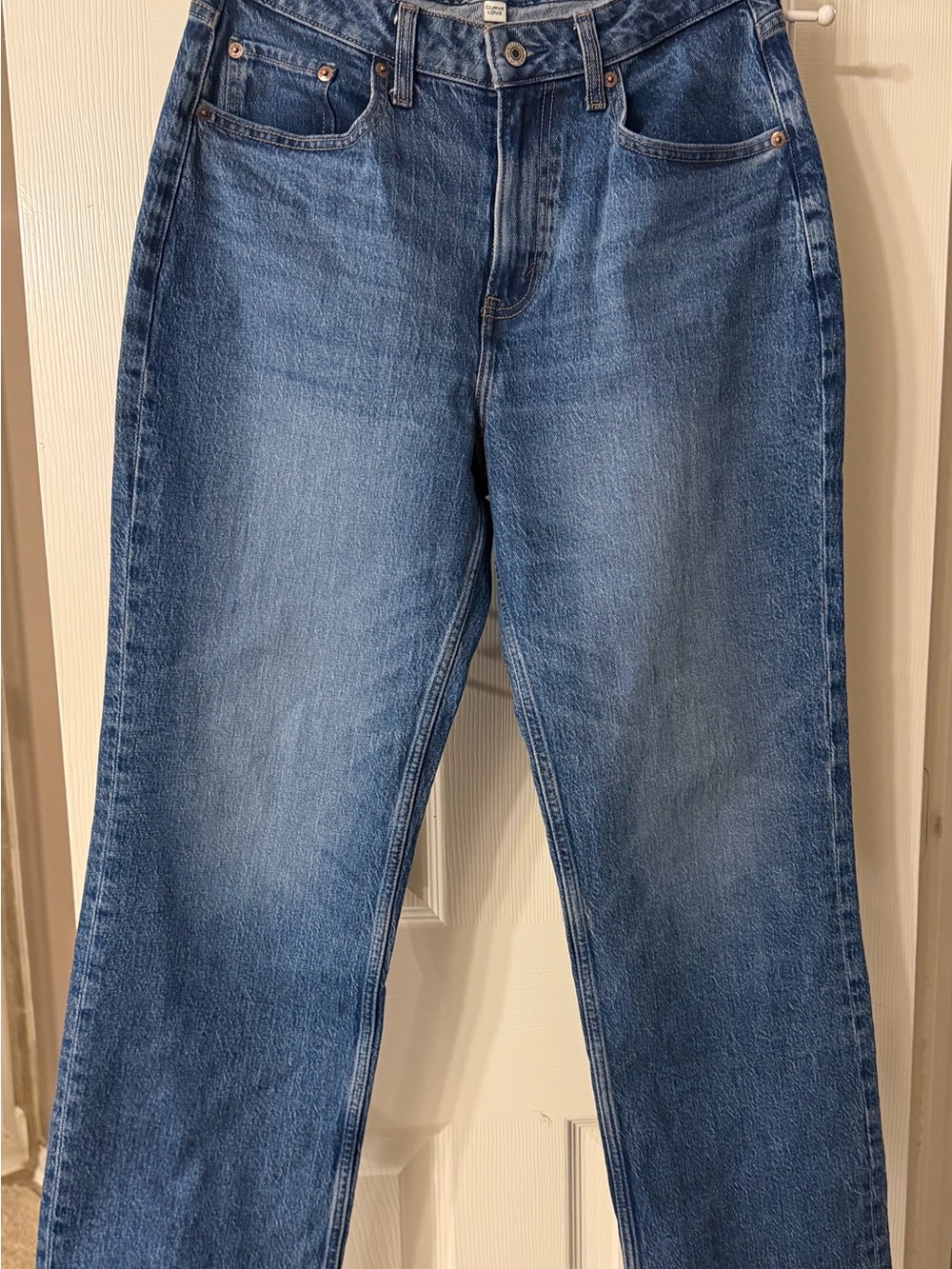 Abercrombie High Rise 90’s Relaxed Jeans Curve Love 28 Reg-Prof hemmed